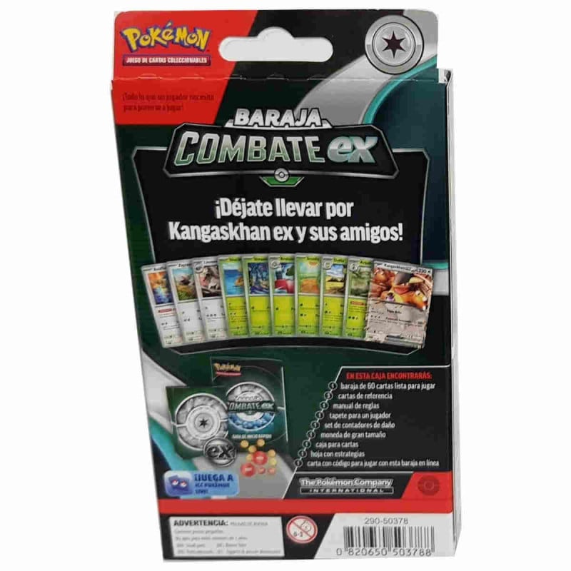 Baraja Combate Kangaskhan Ex JCC Pokémon Cartas Pokémon Exclusivas