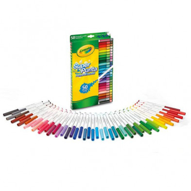 Crayola® 12 Rotuladores Súper Lavables Colores Pastel